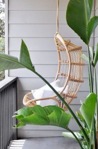 16 Adorable Rattan Hanging Chair Design Ideas 12