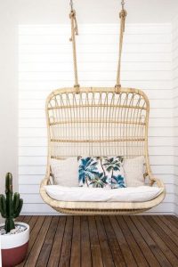 16 Adorable Rattan Hanging Chair Design Ideas 22