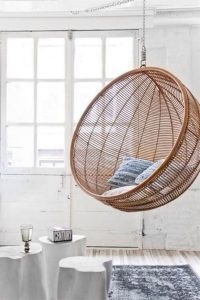 16 Adorable Rattan Hanging Chair Design Ideas 38