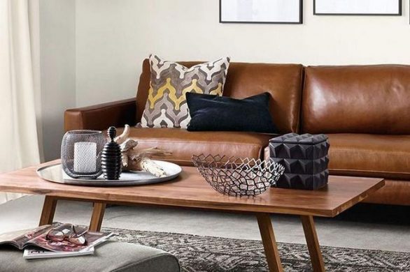 17 Attractive Brown Leather Living Room Furniture Ideas 21