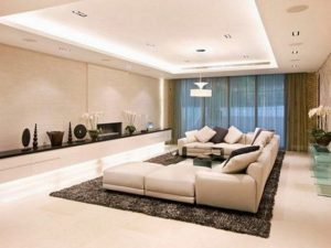 17 Magnificient White Modern Living Room Ideas 02