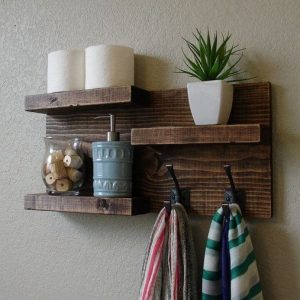 19 Cool Creative Bathroom Wall Shelves Ideas For Small Space 11