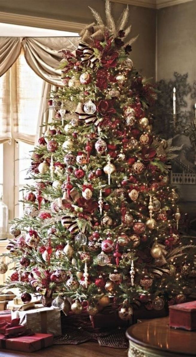 11+ Pretty Ideas Christmas Tree Themes Home Decor Everyday - lmolnar