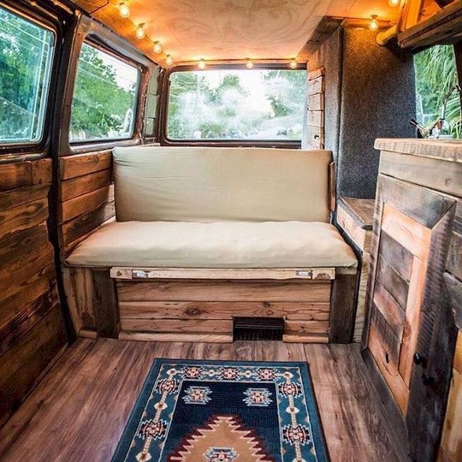 14 Best RV Camper Van Interior Decorating Ideas 07