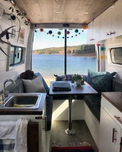 14 Best RV Camper Van Interior Decorating Ideas 32