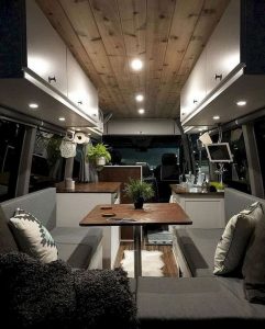 14 Best RV Camper Van Interior Decorating Ideas 34