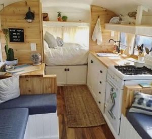 14 Best RV Camper Van Interior Decorating Ideas 36