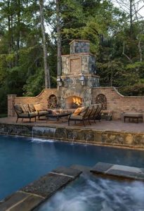 15 Amazing Outdoor Fireplace Design Ever 13