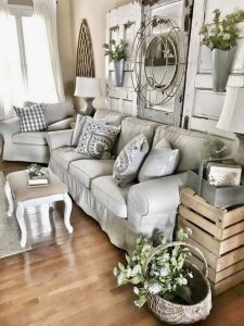 16 Cozy Farmhouse Style Living Room Decor Ideas 16