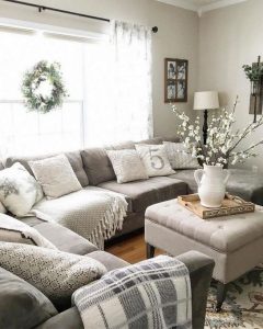 16 Cozy Farmhouse Style Living Room Decor Ideas 38