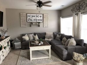 16 Cozy Farmhouse Style Living Room Decor Ideas 42