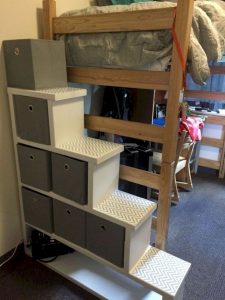 16 Creative Dorm Room Storage Organization Ideas On A Budget 13