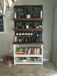 16 Stylish Home Coffee Bar Design Decor Ideas 12