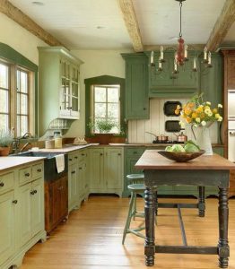 17 Inspiring Country Style Cottage Kitchen Cabinets Ideas 25