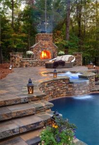 18 Gorgeous Outdoor Fireplaces And Patios Design Ideas For Your Backyard 25
