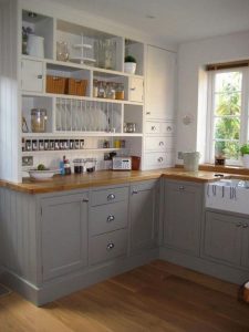 19 Clever Small Kitchen Remodel Open Shelves Ideas 23