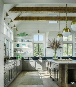 22 Stunning Farmhouse Style Cottage Kitchen Cabinets Ideas 03