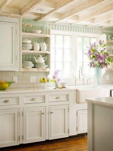 22 Stunning Farmhouse Style Cottage Kitchen Cabinets Ideas 07