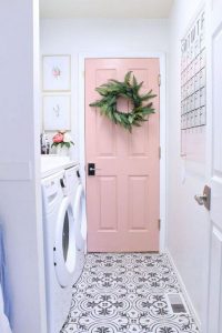 12 Beautiful Laundry Room Tile Pattern Design Ideas 24