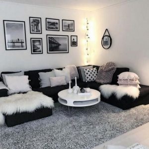 12 Cozy Soft White Couch Design Ideas For Small Living Room 07