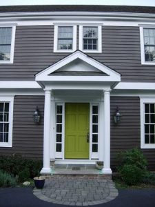 13 Fantastic Yellow Brick Home Decor Ideas For Front Door 05