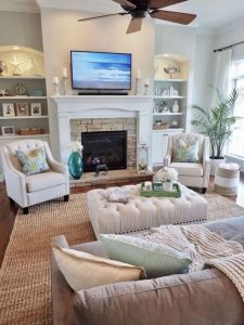 13 Inspiring Coastal Living Room Decor Ideas 26