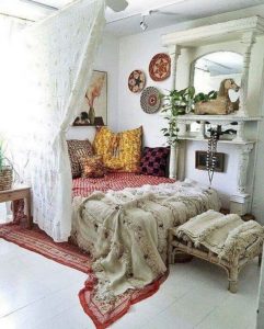 14 Brilliant Bohemian Bedroom Design Ideas 10