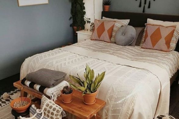 14 Brilliant Bohemian Bedroom Design Ideas 26