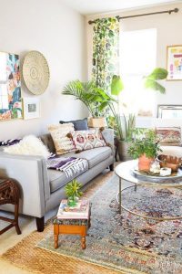 14 Cozy Bohemian Living Room Decoration Ideas 20