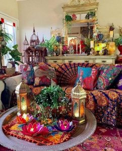 14 Cozy Bohemian Living Room Decoration Ideas 28