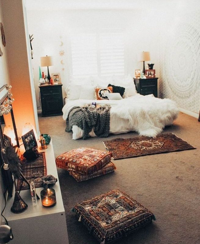 14 Elegant Boho Bedroom Decor Ideas For Small Apartment 17