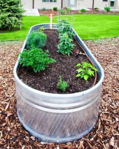 14 Simple Raised Garden Bed Inspirations Backyard Landscaping Ideas 13