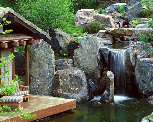 15 Relaxing Backyard Waterfalls Ideas For Your Outdoor 23