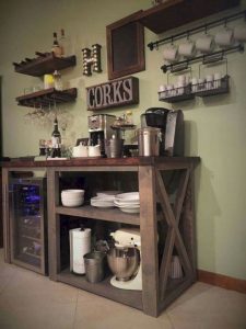 17 Easy DIY Mini Coffee Bar Ideas For Your Home 24
