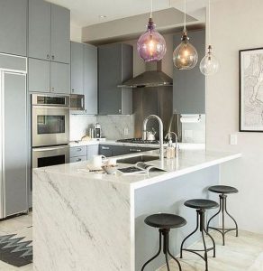 17 Elegant First Apartment Small Kitchen Bar Design Ideas 19