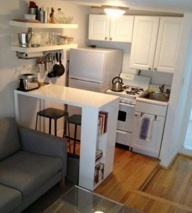 17 Elegant First Apartment Small Kitchen Bar Design Ideas 21