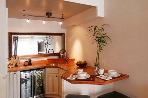17 Elegant First Apartment Small Kitchen Bar Design Ideas 27