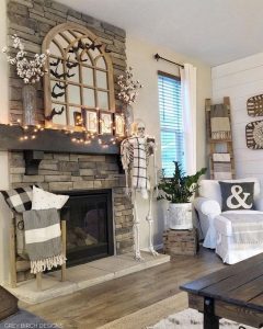 21 Warm And Cozy Farmhouse Style Living Room Decor Ideas 05