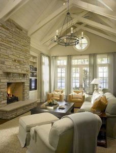 21 Warm And Cozy Farmhouse Style Living Room Decor Ideas 22