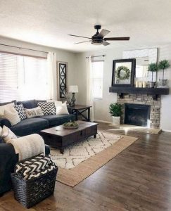 21 Warm And Cozy Farmhouse Style Living Room Decor Ideas 27