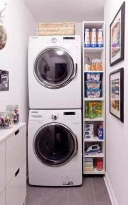 16 Brilliant Small Functional Laundry Room Decoration Ideas 16