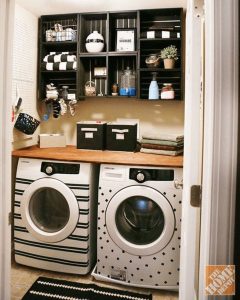 16 Brilliant Small Functional Laundry Room Decoration Ideas 20