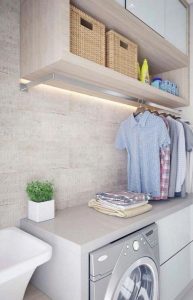 16 Brilliant Small Functional Laundry Room Decoration Ideas 21