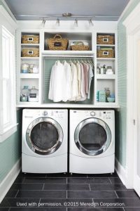 16 Brilliant Small Functional Laundry Room Decoration Ideas 23