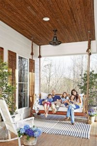 21 Stunning Farmhouse Front Porch Decor Ideas 08