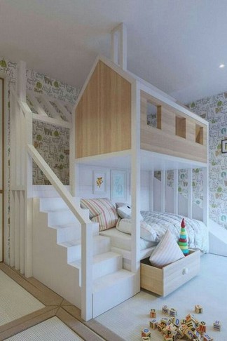 16 Best Choices Of Kids Bunk Bed Design Ideas 19