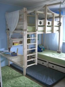 16 Bunk Beds Design Ideas With Desk Areas Help To Make Compact Bedrooms Bigger 03