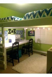 16 Bunk Beds Design Ideas With Desk Areas Help To Make Compact Bedrooms Bigger 04