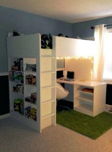 16 Bunk Beds Design Ideas With Desk Areas Help To Make Compact Bedrooms Bigger 13