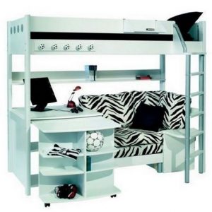 16 Bunk Beds Design Ideas With Desk Areas Help To Make Compact Bedrooms Bigger 19